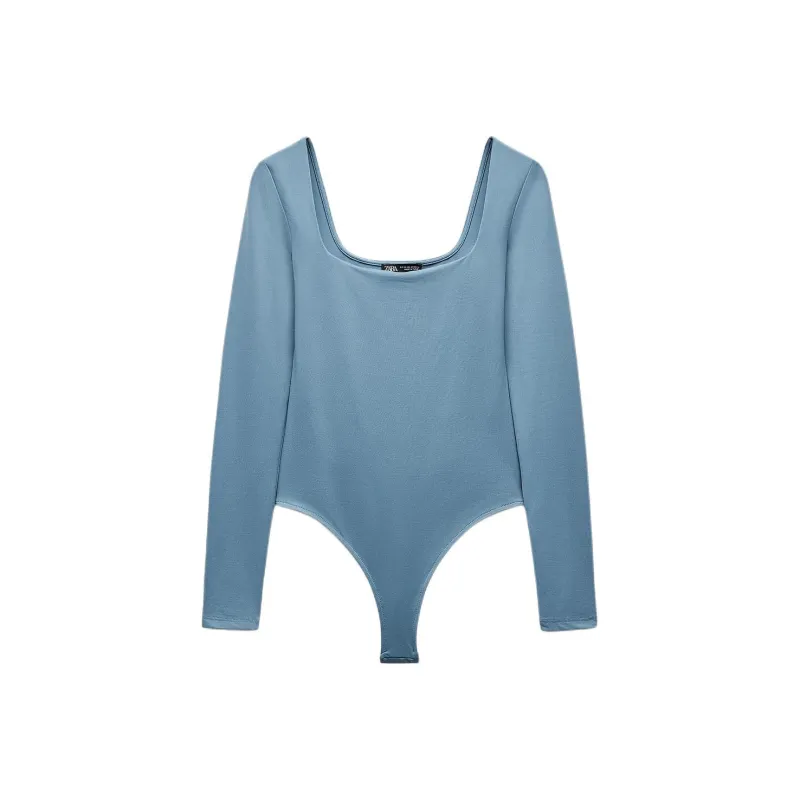ZARA Bodysuits Women's Blue Gray-0