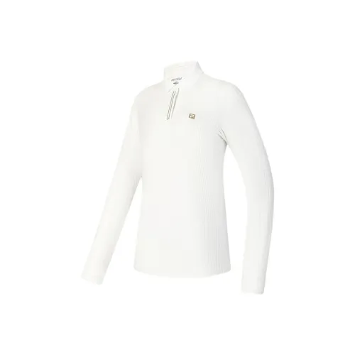FILA SS25 GOLF Polo Shirt Women's Jade White