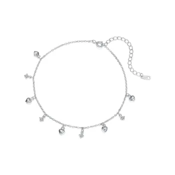Eclater 999 Fine Silver Anklets Women's