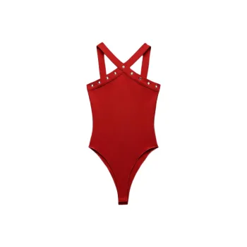 ZARA Bodysuits Women's Red