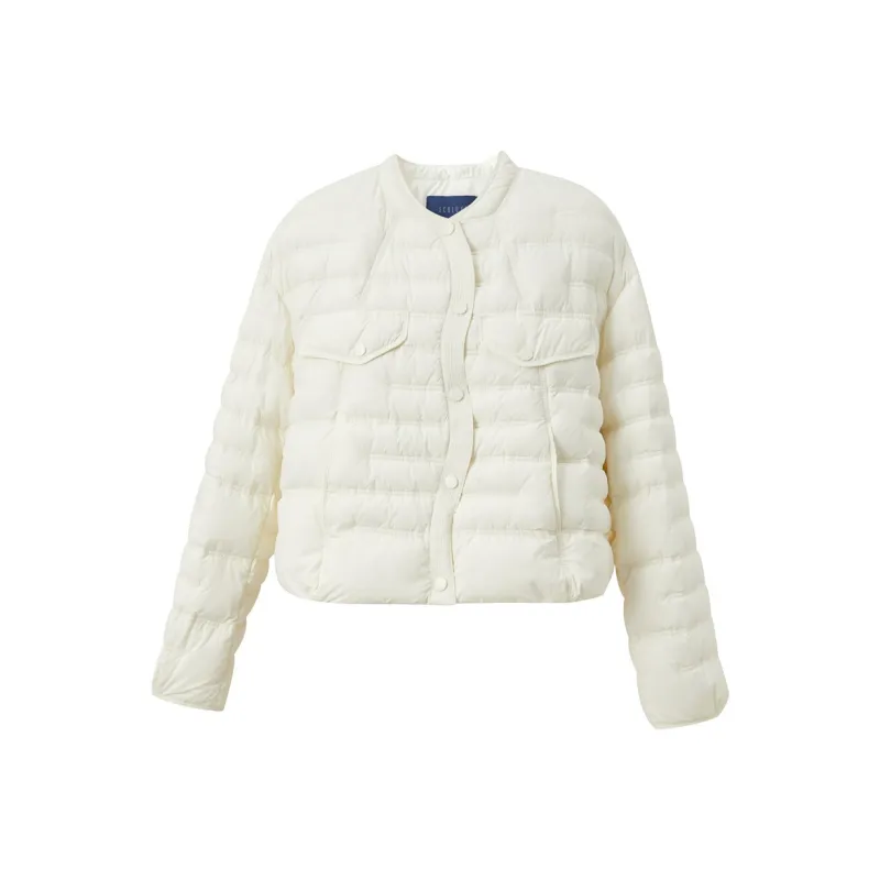 3COLOUR Down Jacket Women's Ecru-0