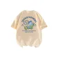 [100% cotton]Khaki (Tf Puzzle Oil Paintings Chest Logo _Tf Puzzle Oil Paintings Back Logo)