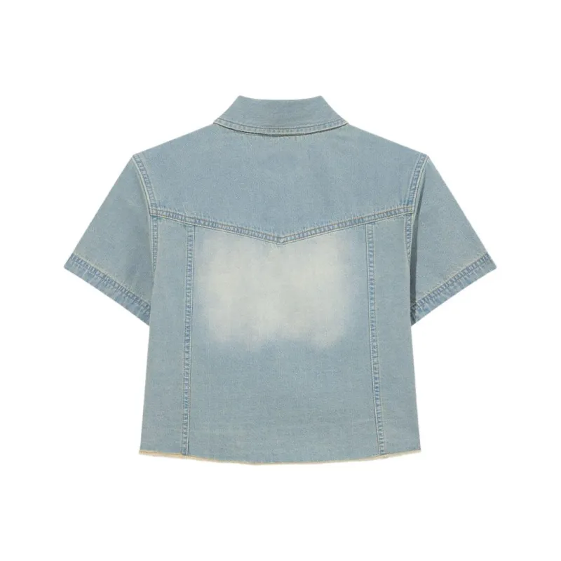 COVERNAT SS25 Shirt Women's Light Blue-1