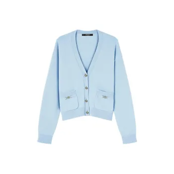 VERSACE Knit Sweater 'Pale Blue'