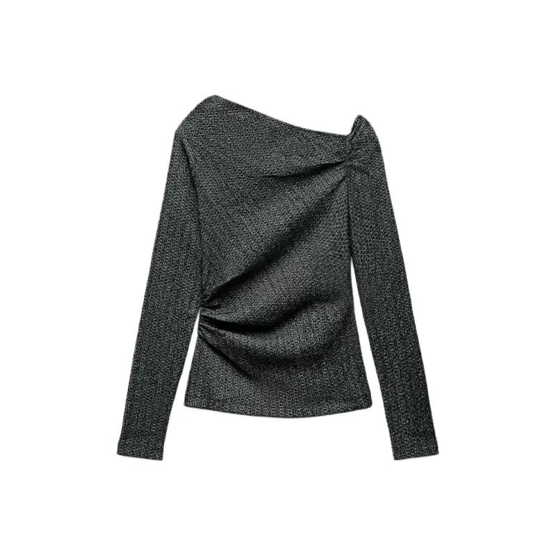 ZARA T-Shirt Women's Black/White-0