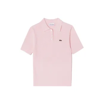 LACOSTE Polo Shirt Women's Pink