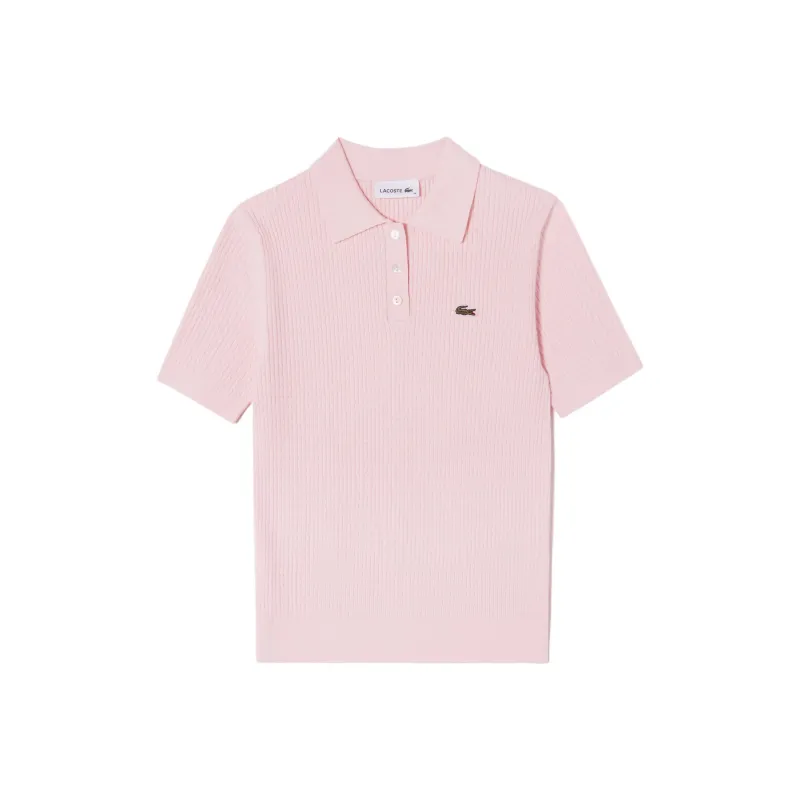 LACOSTE Polo Shirt Women's Pink-0