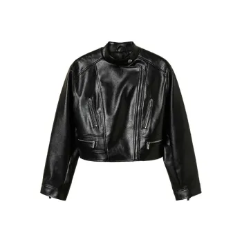 Twinset Faux leather Biker Jacket
