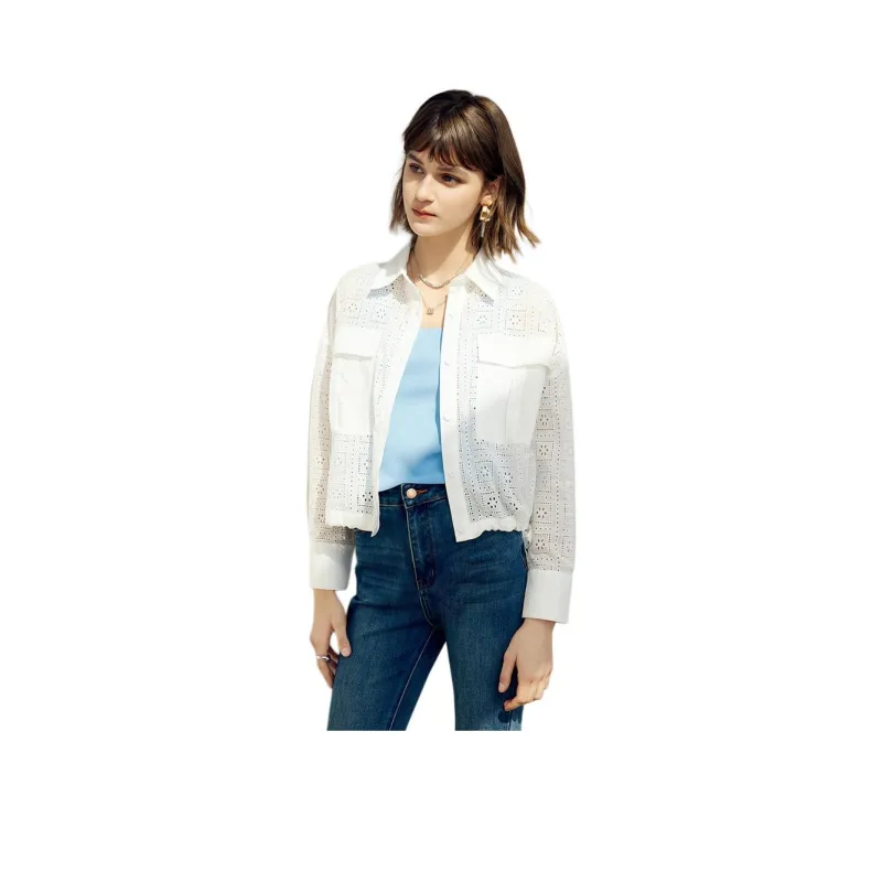 Yan Domain Jackets Coats Women's White-0