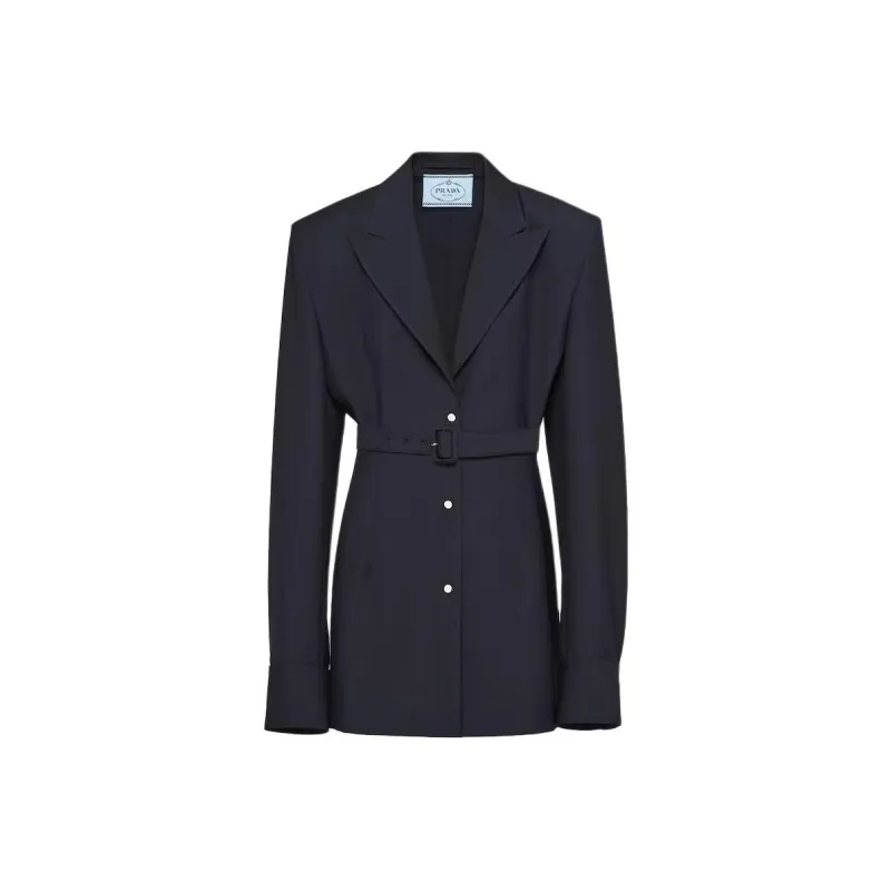 PRADA Jackets Coats Women's Marine Blue-0