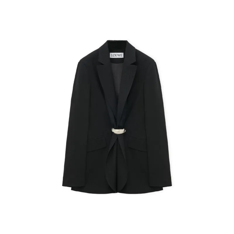 LOEWE FW24 Jackets Coats Women's Black-0