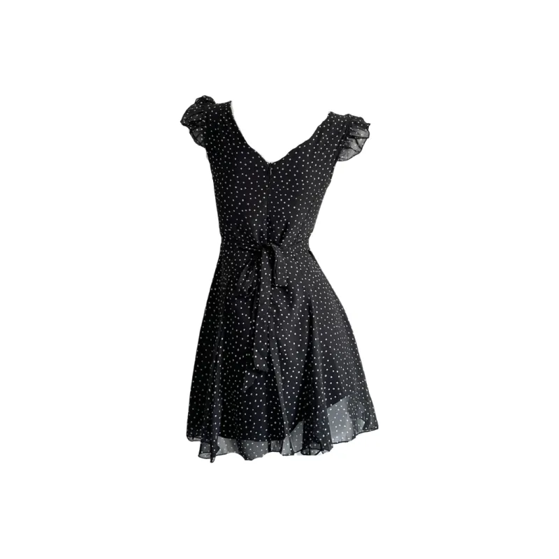 PLANE DRIFT Slip Dress Women's Black-1