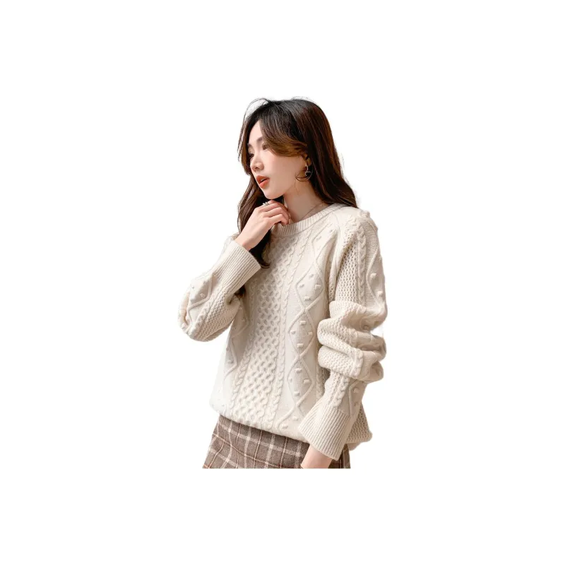 Mokana Knitwear Women's Cream-0