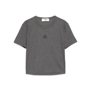 FENDI Fine ribbed T shirt