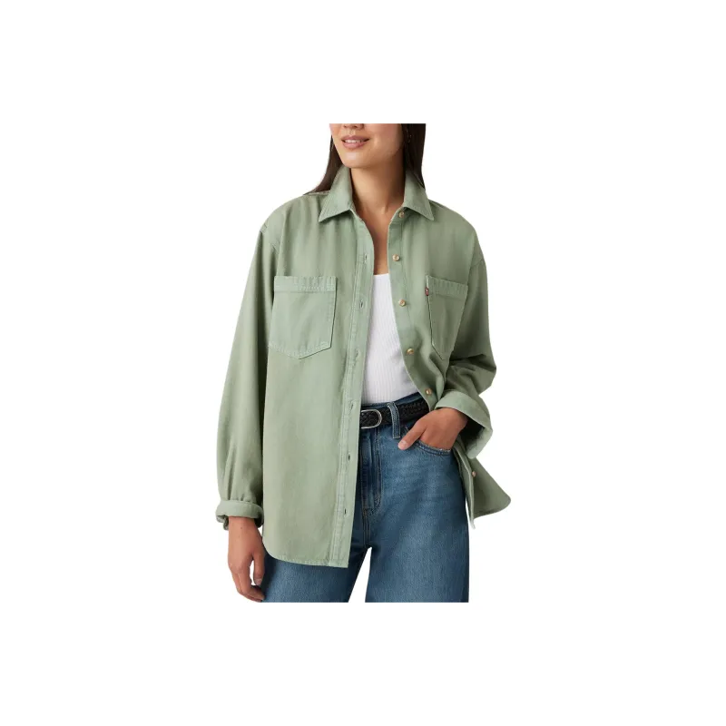 Levis Shirts Women's Green-0