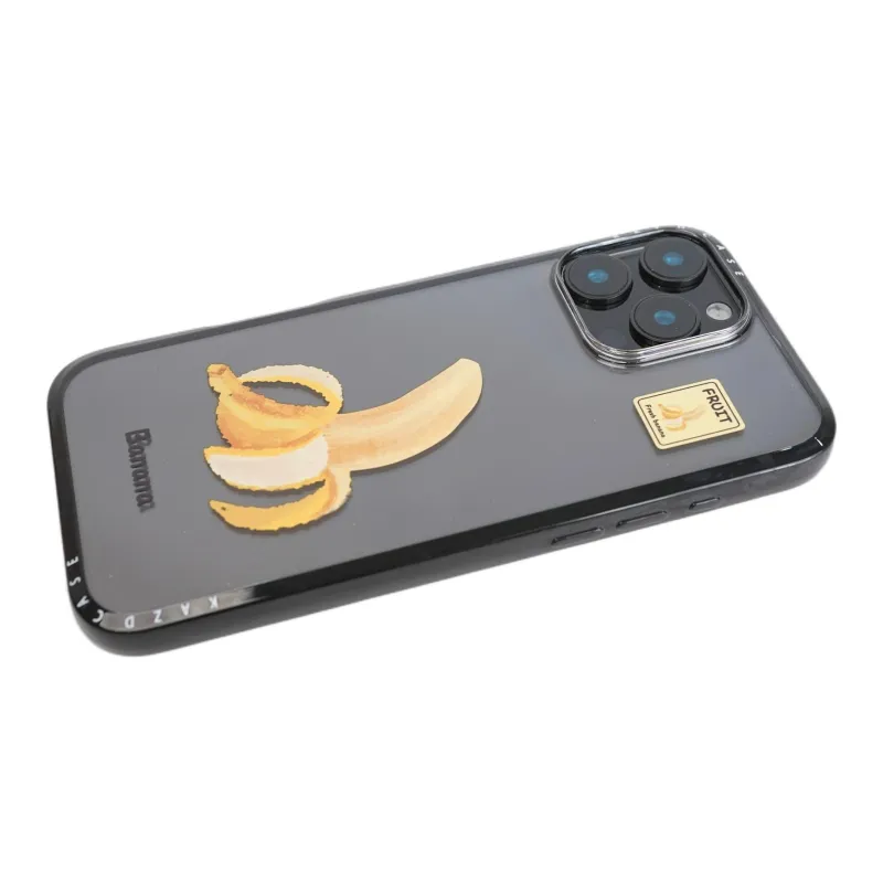 Sopi Acrylic Material Creative Banana Stand Phone Cases Compatible With IPhone 16/15 Pro Max/Apple 13/14 Pro/Max-7
