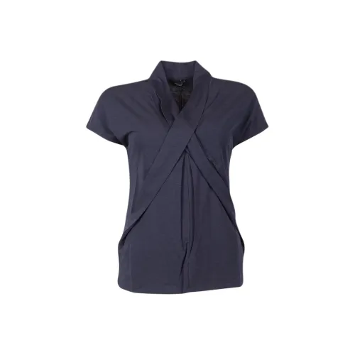 Blumarine Devoré Criss cross Blouse