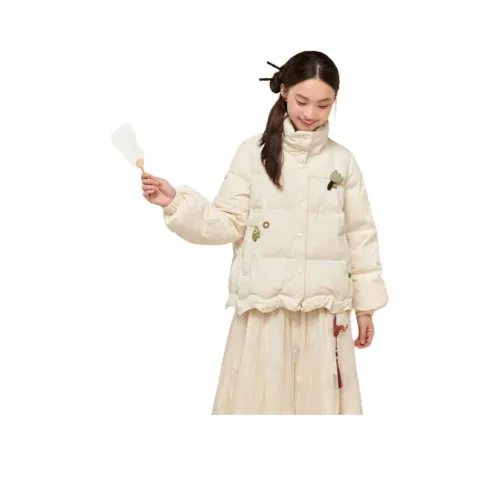 ZIHAN Down Jacket Women's Creamy White