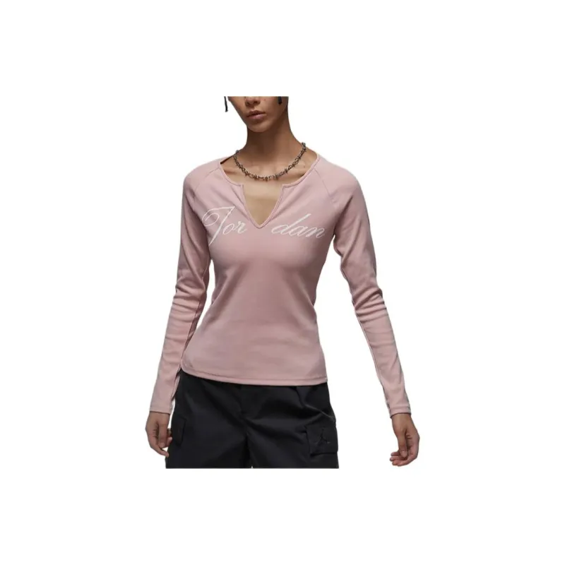 Jordan T Shirts Women's Pink-0