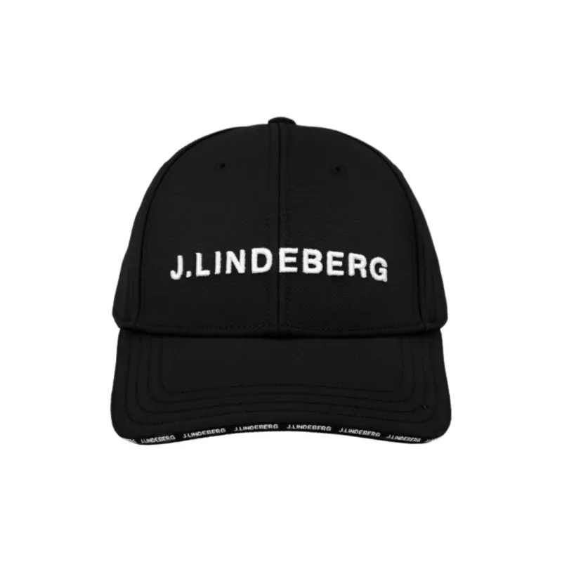J.Lindeberg Polyester Baseball Caps Men's Black-1