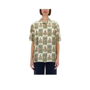 ETRO Floral Printed Short Sleeved Shirt
