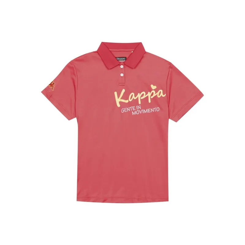 Kappa Polo Shirt Women's Orange Red-0