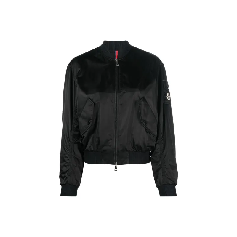 Moncler SS23 Jackets Coats Women's Black-0