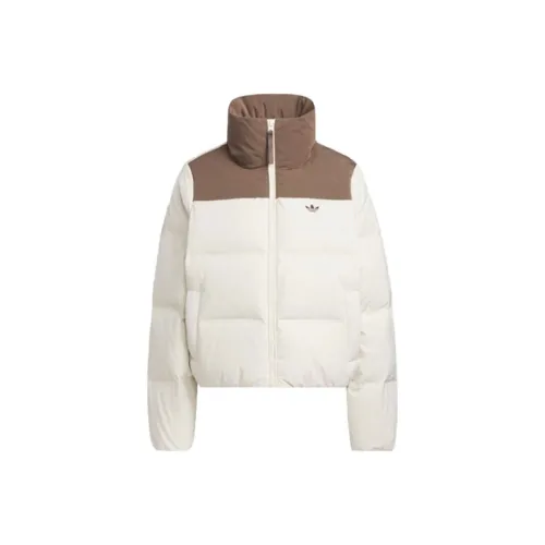 Adidas Originals Clover Series Outfit Down Jacket Women's Wonder White
