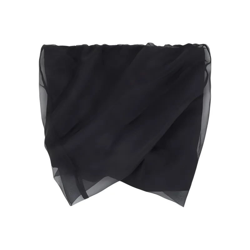 WE11DONE Strapless Tops Women's Black-0