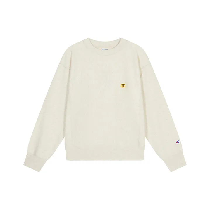 Champion Sweatshirt Japan Version Women's Oat-0