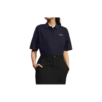 AIGLE Polo Shirt Women's Dark Marine Blue