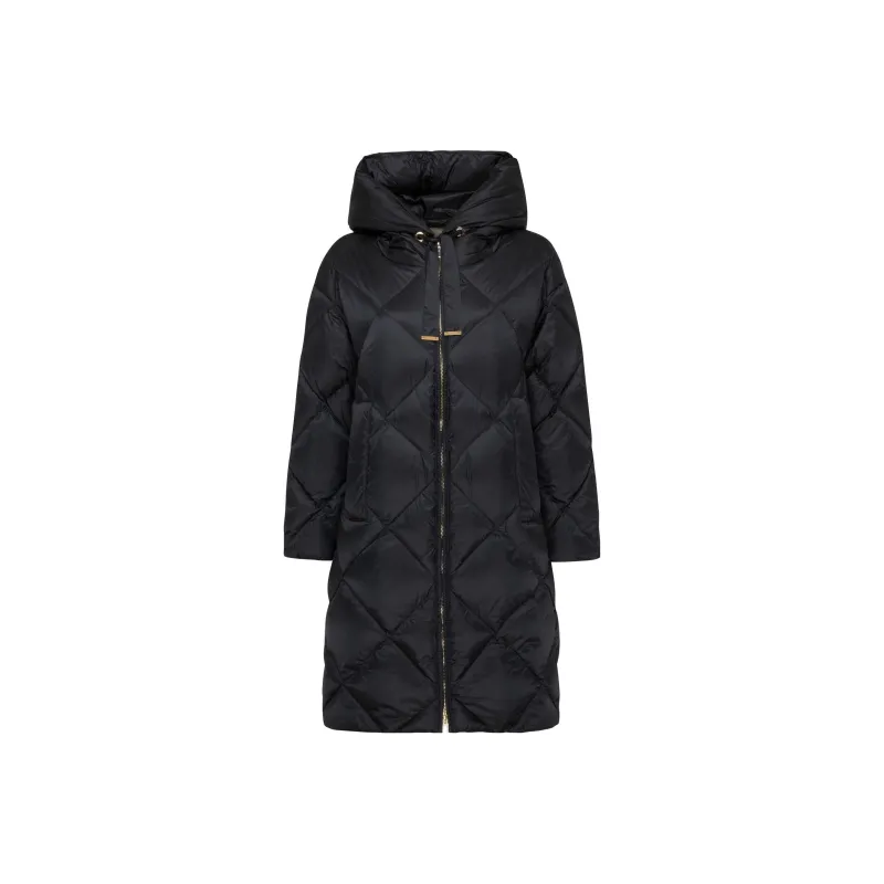 MaxMara Diamond-quilted Parka Coat-0
