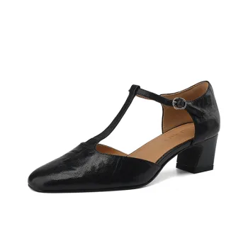 VANDEELEN High Heels Women's Black/Burgundy/Beige