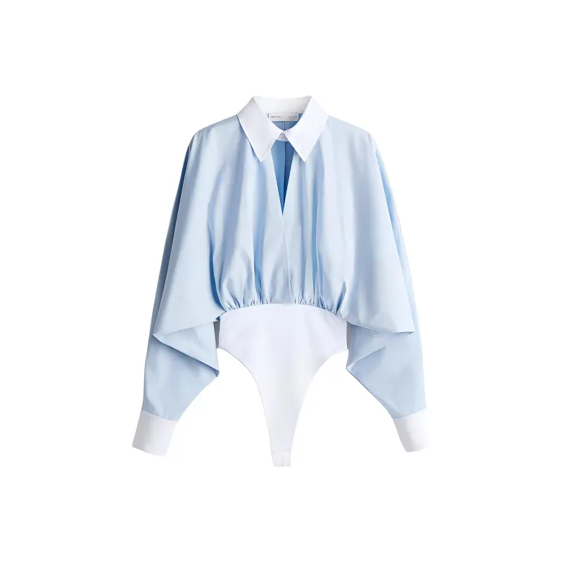 H&M Studio Series Bodysuits Women's Light Blue/Colorblock-0