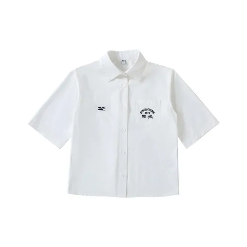 Crying Center Shirt Women's White