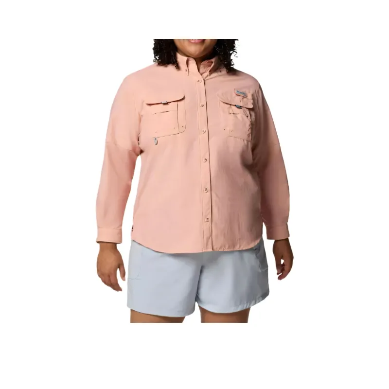 Columbia PFG Bahama 2 Omni-Shade Shirt Women's Artificial Pink-0