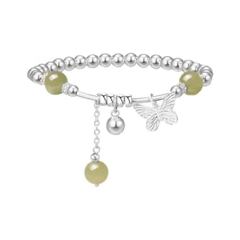 CHINA GOLD Bracelets White Jade/Pale Greenish White Jade Women's