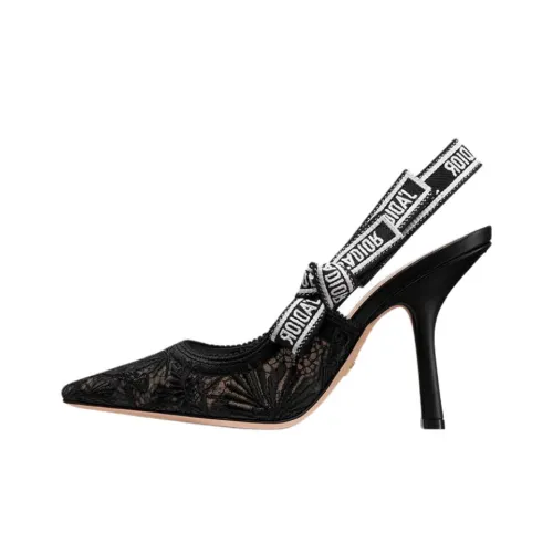 DIOR J'Adior Slim Heel High Heels 10cm Women's Black