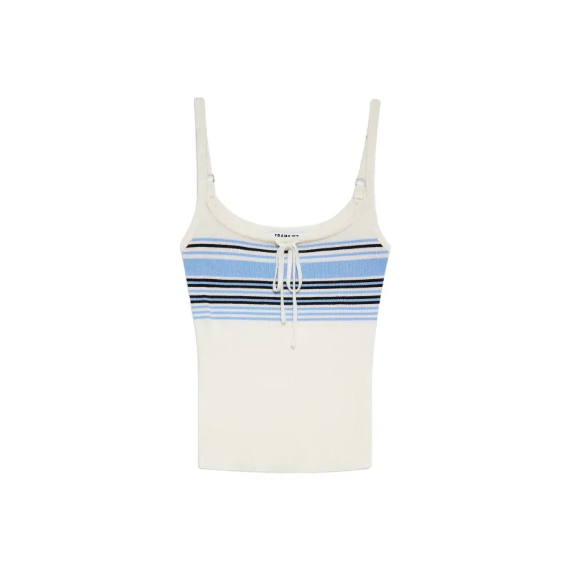 Victoria's Secret Frankies Bikinis Barrymore Knit Tank Top / HS Camisole Women's Hampton Stripes-0
