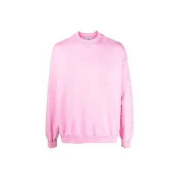 Balenciaga Bb Paris Icon Oversized Sweatshirt Pink