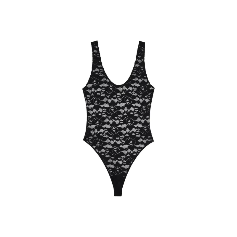 Anine Bing Alysha Scoop Neck Body Suit-0