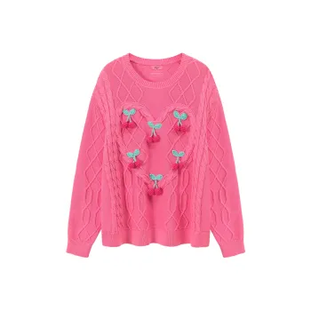 CHUU Knitwear Women's Strawberry Pink