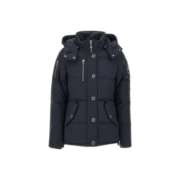 Moose Knuckles Down Jacket Coat Women's Marine Blue