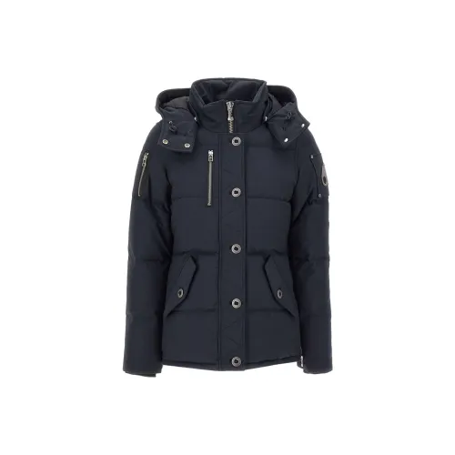 Moose Knuckles Down Jacket Coat Women's Marine Blue