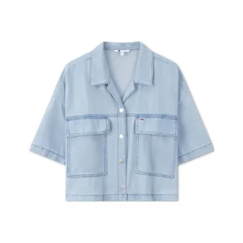 Tommy Hilfiger Shirt Women's Light Blue