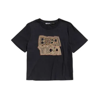 Bimba Y Lola Logo embroidered T shirt