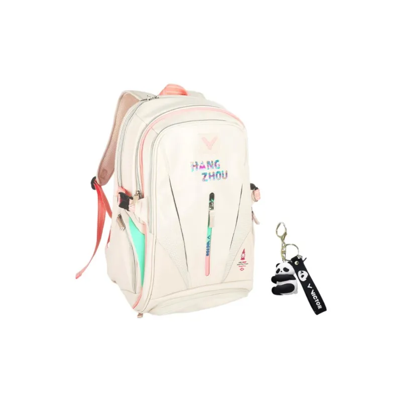 VICTOR Champion Series/Competition Series Badminton Racket Bags 6 Pcs Pack Shoulder Bag White Green Unisex-9