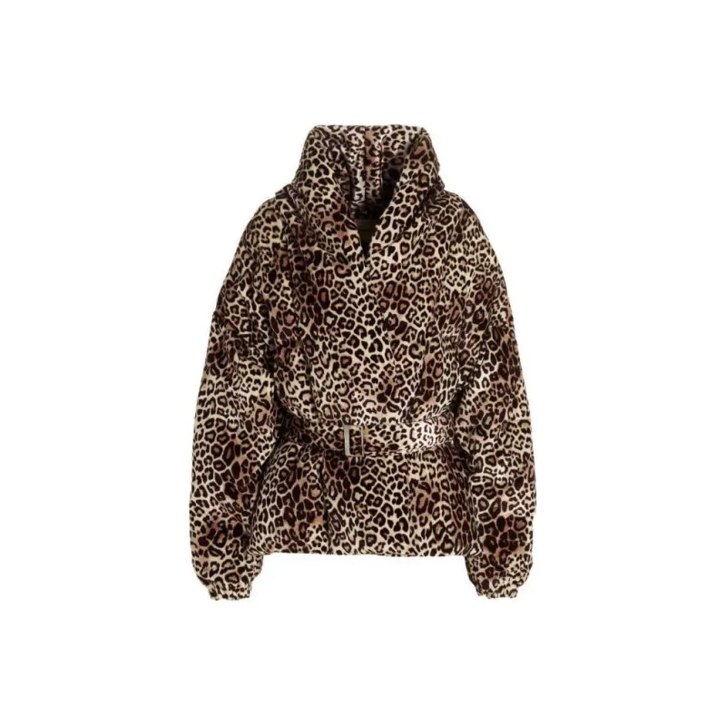 Alexandre Vauthier Leopard Printed Belted Jacket-0