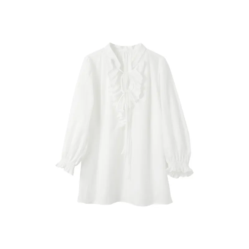 3COLOUR Shirt Women's Pearl White-0