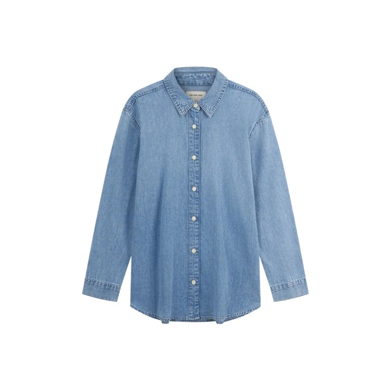 CALVIN KLEIN Shirt Women's Denim Light Blue-0